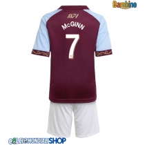 Maglie da calcio Aston Villa John McGinn #7 Prima Maglia Bambino 2025-26 Manica Corta (+ Pantaloni corti)